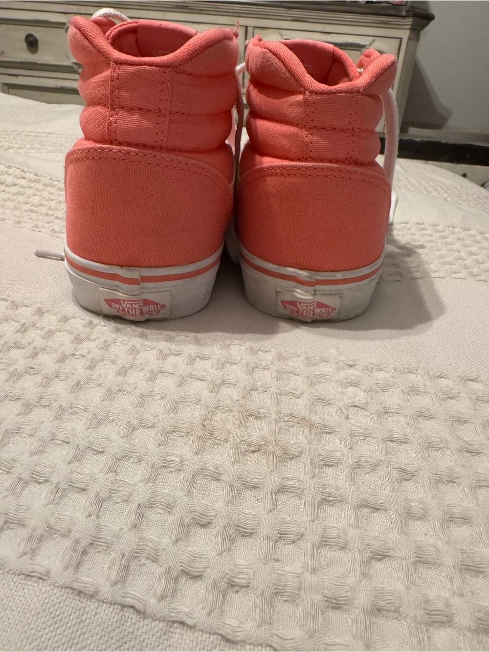 Vans Women's Pink High-Top Skate Sneaker - Picture 4 of 8